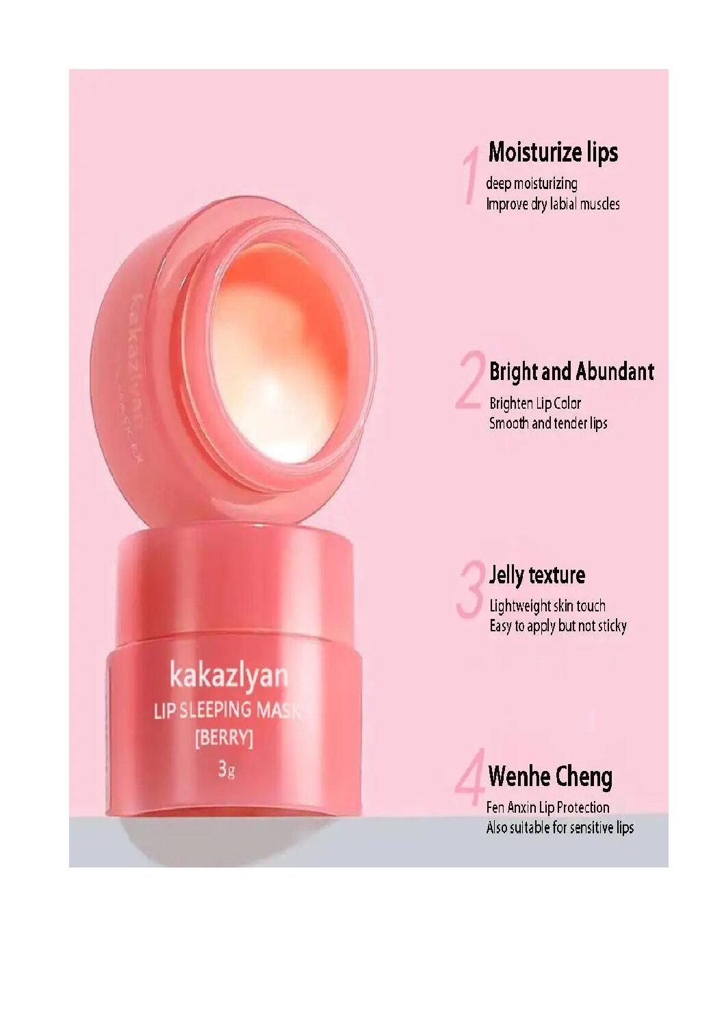 Strawberry Lip Sleeping Mask Moisturizing Nourish Lip Balm Grape Fade Lip Lines Lip Care Night Sleep Hydrated Lip Skin Care